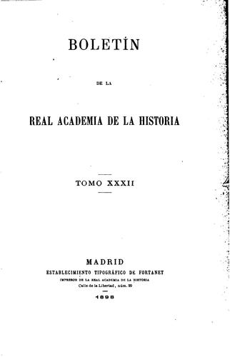 Boletín de la Real Academia de la historia
