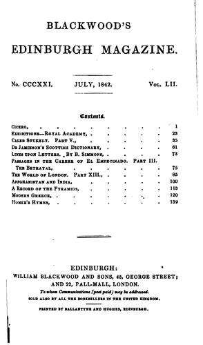 Blackwood's Edinburgh Magazine