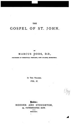 The Gospel of St. John