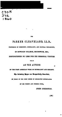 Manual of chemistry on the basis of Turner's elements of chemsitry
