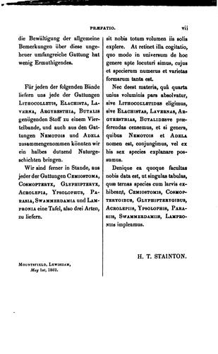 The natural history of the Tineina, by H.T. Stainton assisted by professor Zeller and J.W. Douglas