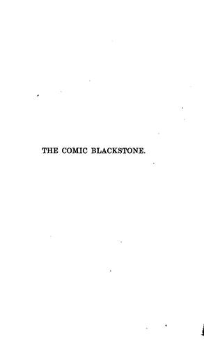 The comic Blackstone