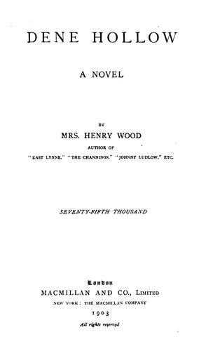 Dene Hollow: A Novel