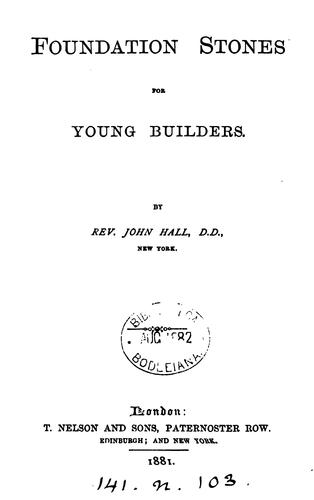 Foundation stones for young builders