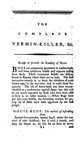 The complete vermin-killer
