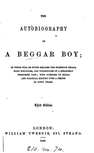 THE AUTOBIOGRAPHY OF A BEGGAR BOY