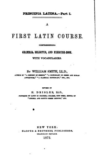 A First Latin Course