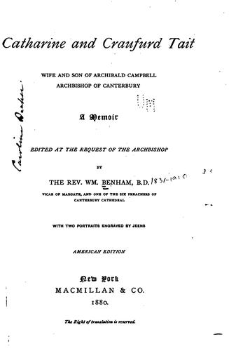 Catharine and Craufurd Tait