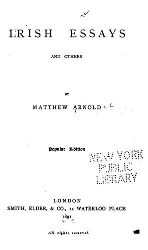 Irish Essays