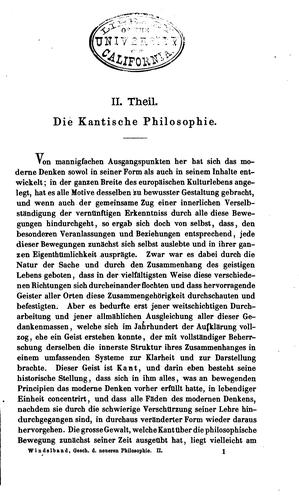 Die Geschichte der neueren Philosophie in ihrem Zusammenhange mit der ..