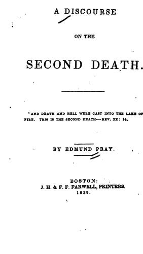 A Discourse on the Second Death