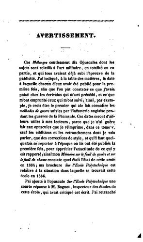 Mélanges ..