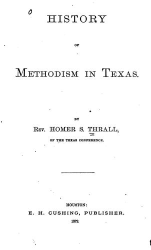 History of Methodism in Texas