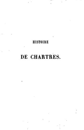 Histoire de Chartres