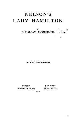 Nelson's Lady Hamilton