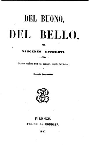 Del buono, del bello