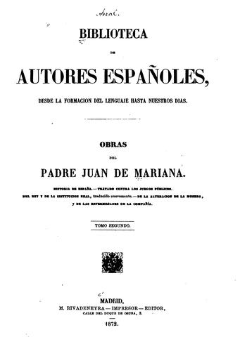 Obras del Padre Juan de Mariana