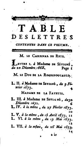 Recueil de lettres choisies pour servir de suite