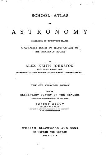 School Atlas of Astronomy