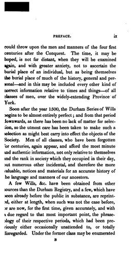 Wills and inventories illustrative of the history, manners, language, statistics, etc. of the northern counties of England, from the eleventh century downwards. Volume I