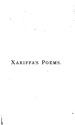 Xariffa's Poems