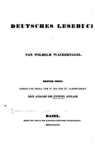 Deutsches Lesebuch