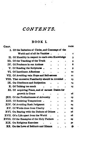 Of the Imitation of Christ: In Four Books