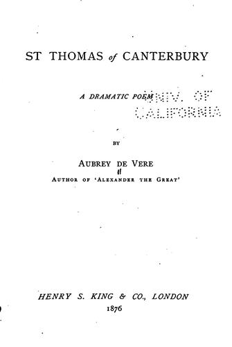 St. Thomas of Canterbury