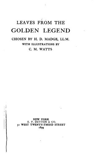 Leaves from the Golden Legend