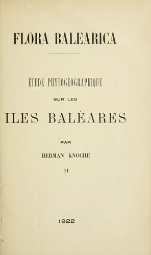 Flora balearica