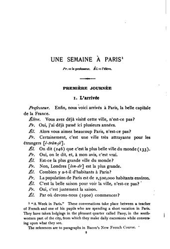 Une Semaine à Paris