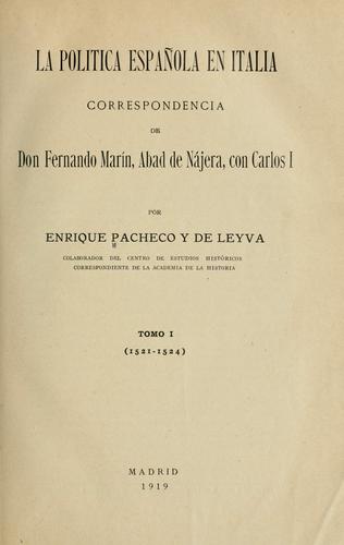 La politica española en Italia
