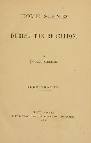 Home scenes during the rebellion