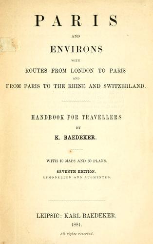 Paris and environs