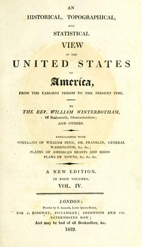 An historical, topographical, and statistical view of the United States of America