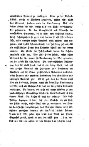 Friedrich Schiller: Akademische Festrede zu Schiller's hundertjährigem ..