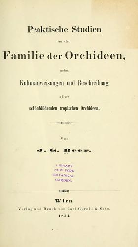 Praktische studien an der familie der orchideen