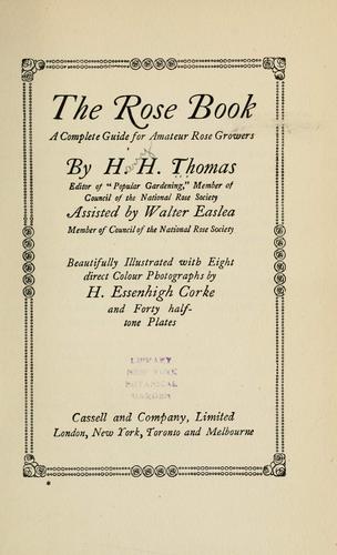 The rose book