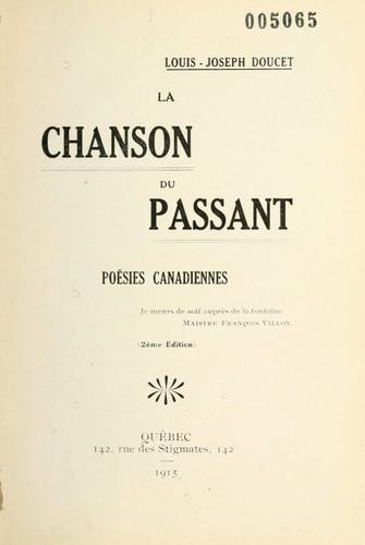 La chanson du passant