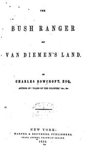 The Bush Ranger of Van Diemen's Land