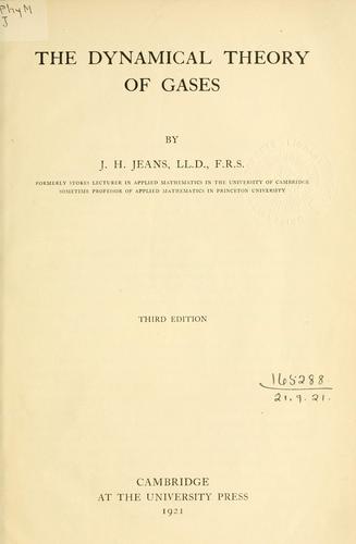 The dynamical theory of gases