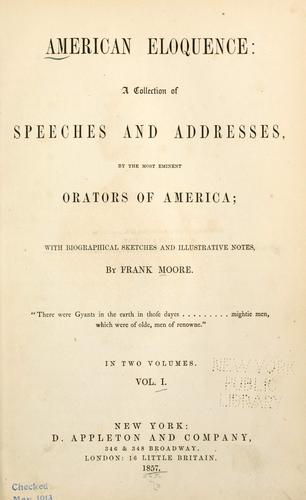 American eloquence