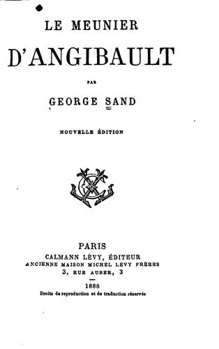 Le meunier d'Angibault