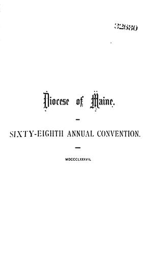 Journal of the ... Annual Convention, Diocese of Maine