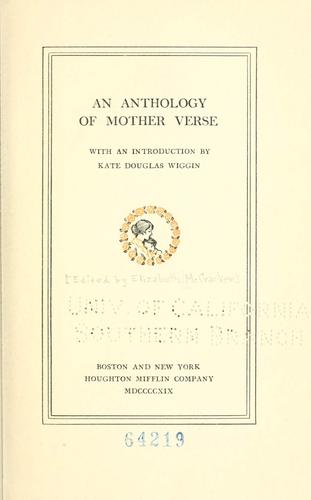 An anthology of mother verse