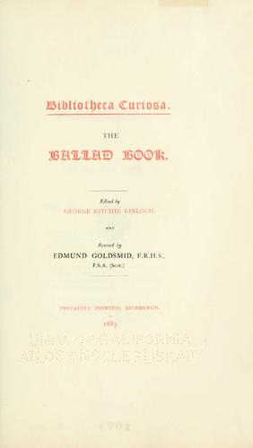 The ballad book