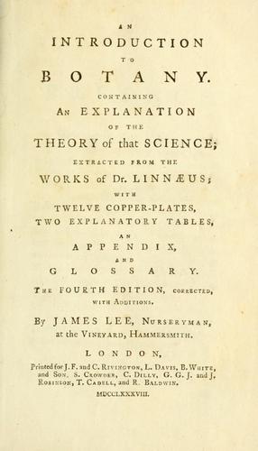 An introduction to botany