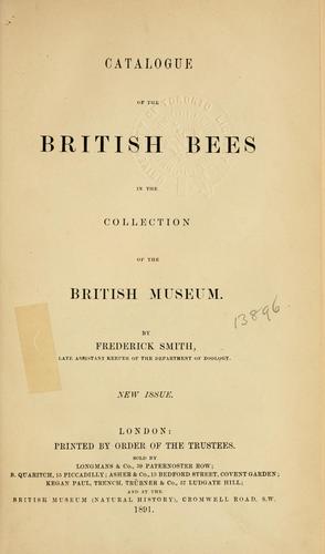 Catalogue of British Hymenoptera in the British Museum