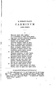 Q. Horati Flacci opera