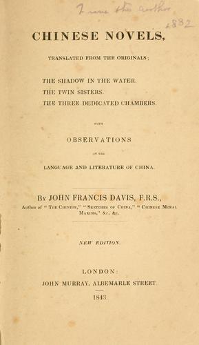 Chinese novels